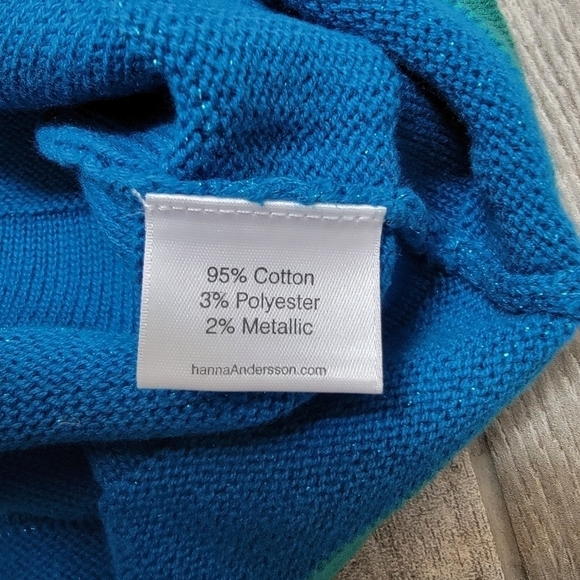 Hanna Andersson Blue Sweater Dress 140/10 - Picture 7 of 7